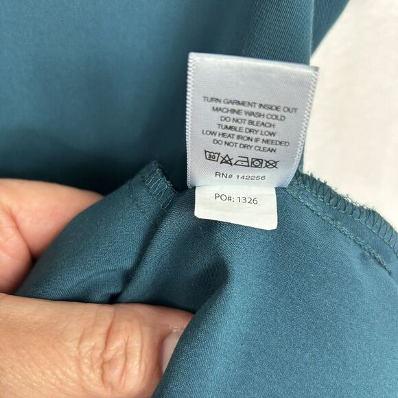 Figs Casma Scrub Top Women’s Small Technical Collection V Neck Green - Picture 6 of 7